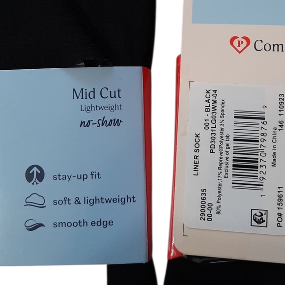 NWT PEDS Cushion No-Show Womens Socks 8-12 2 Pairs - Picture 2 of 7